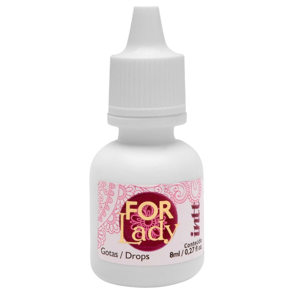 For Lady Excitante Feminino Efeito Hot 8ml Intt