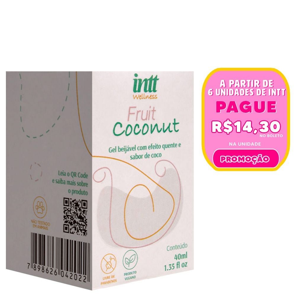 Fruit Coconut Intt Wellness Efeito Hot 40g Intt