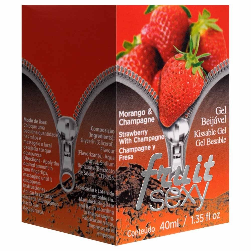 Fruit Sexy Gel Beijável Saborizado 40g Intt