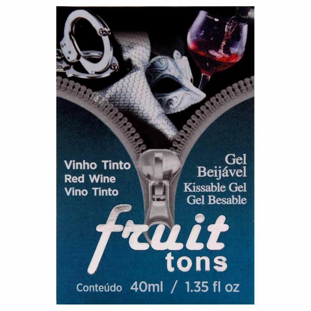 Fruit Tons Gel Beijável Hot Vinho Tinto 40g Intt