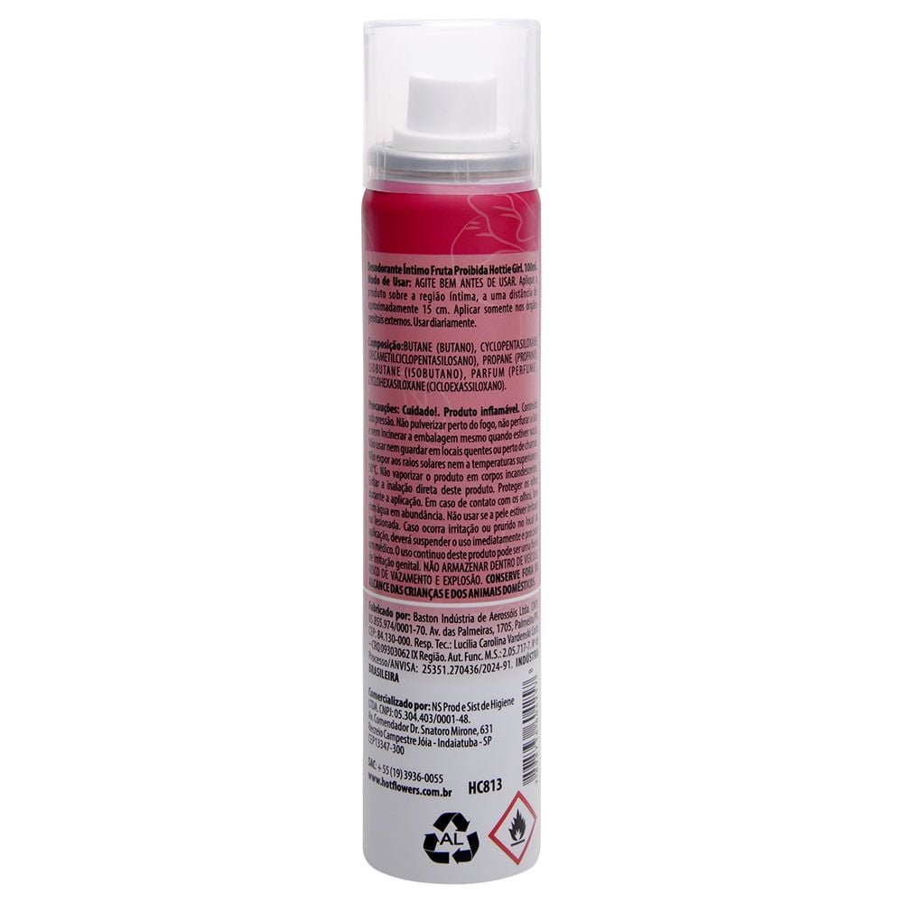 Fruta Proibida Desodorante Aerosol 100ml Hot Flowers