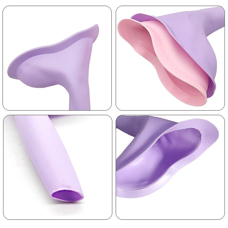 Funil Urinário de Silicone - Roxo