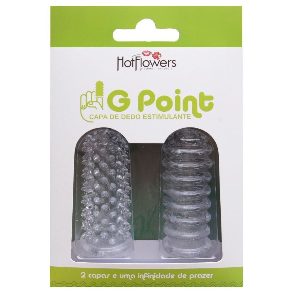 G Point Capa De Dedo Estimulante 02 Unidades Hot Flowers