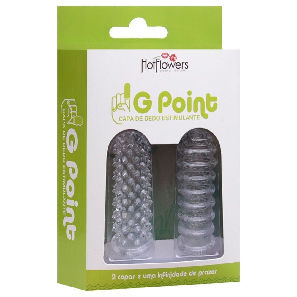 G Point Capa De Dedo Estimulante 02 Unidades Hot Flowers