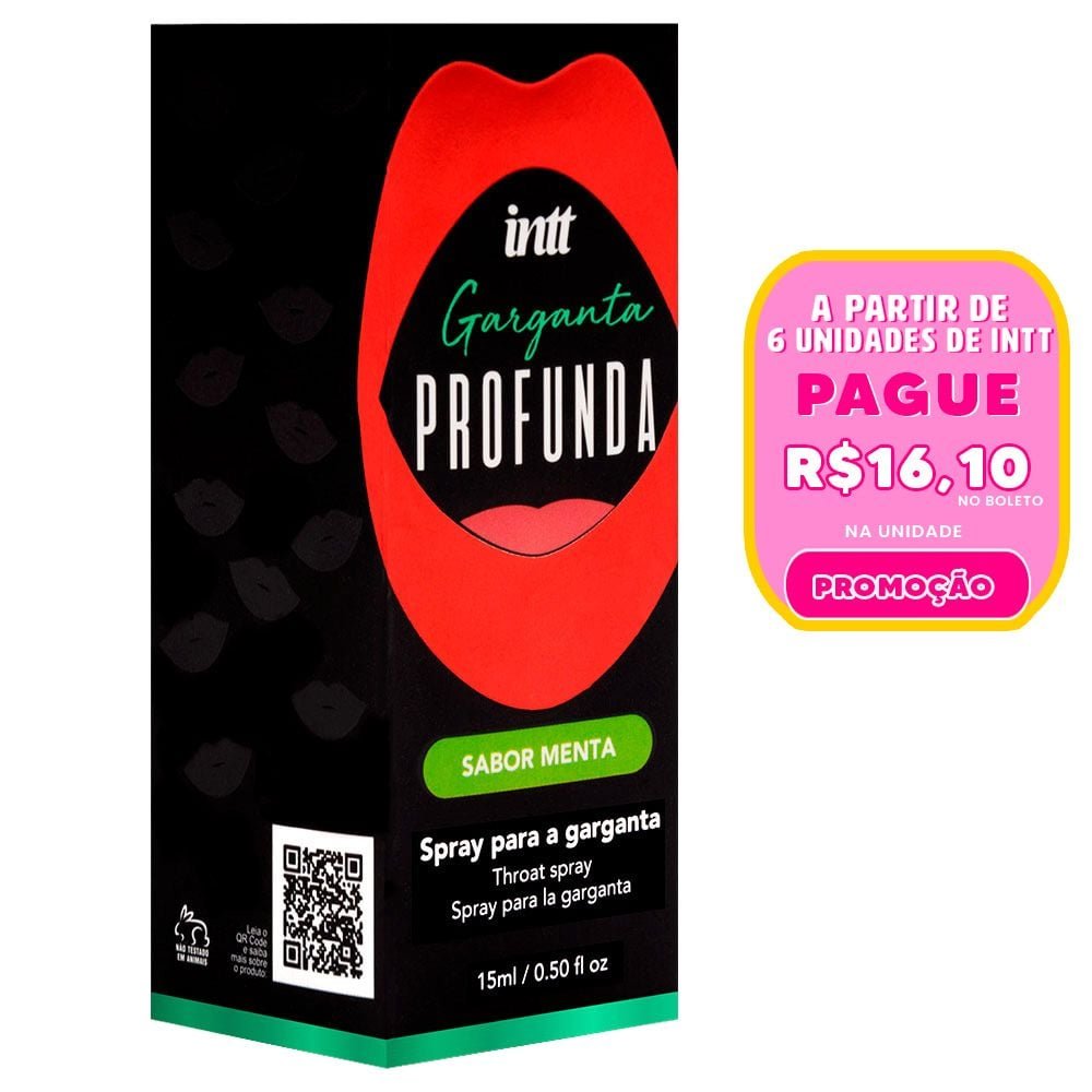 Garganta Profunda Spray Aromático 15ml Intt