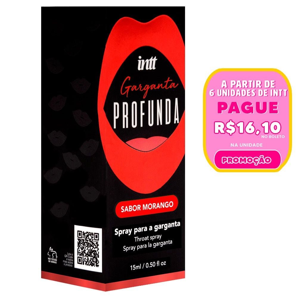 Garganta Profunda Spray Aromático 15ml Intt