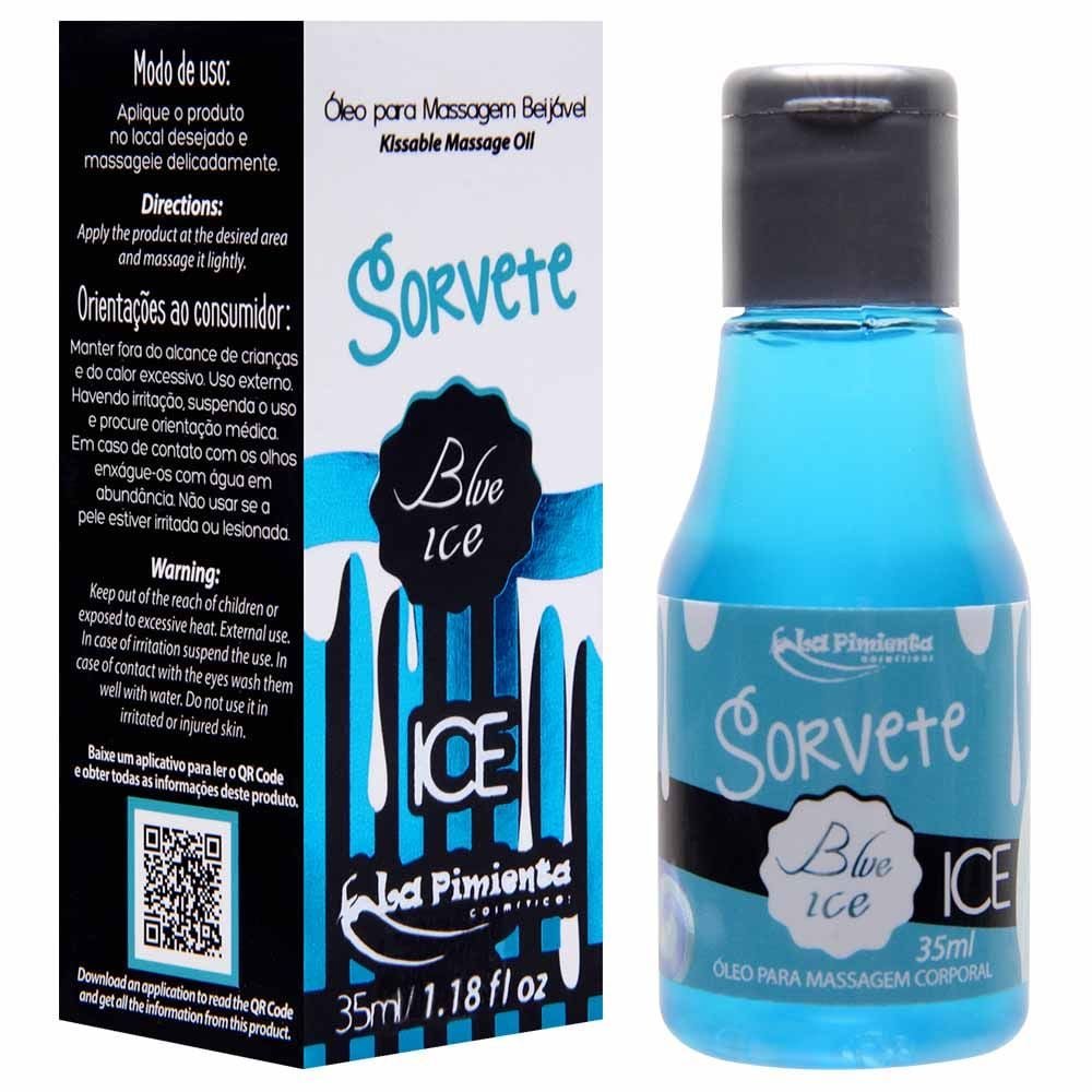 Gel Beijável Sorvete Ice 35ml La Pimienta