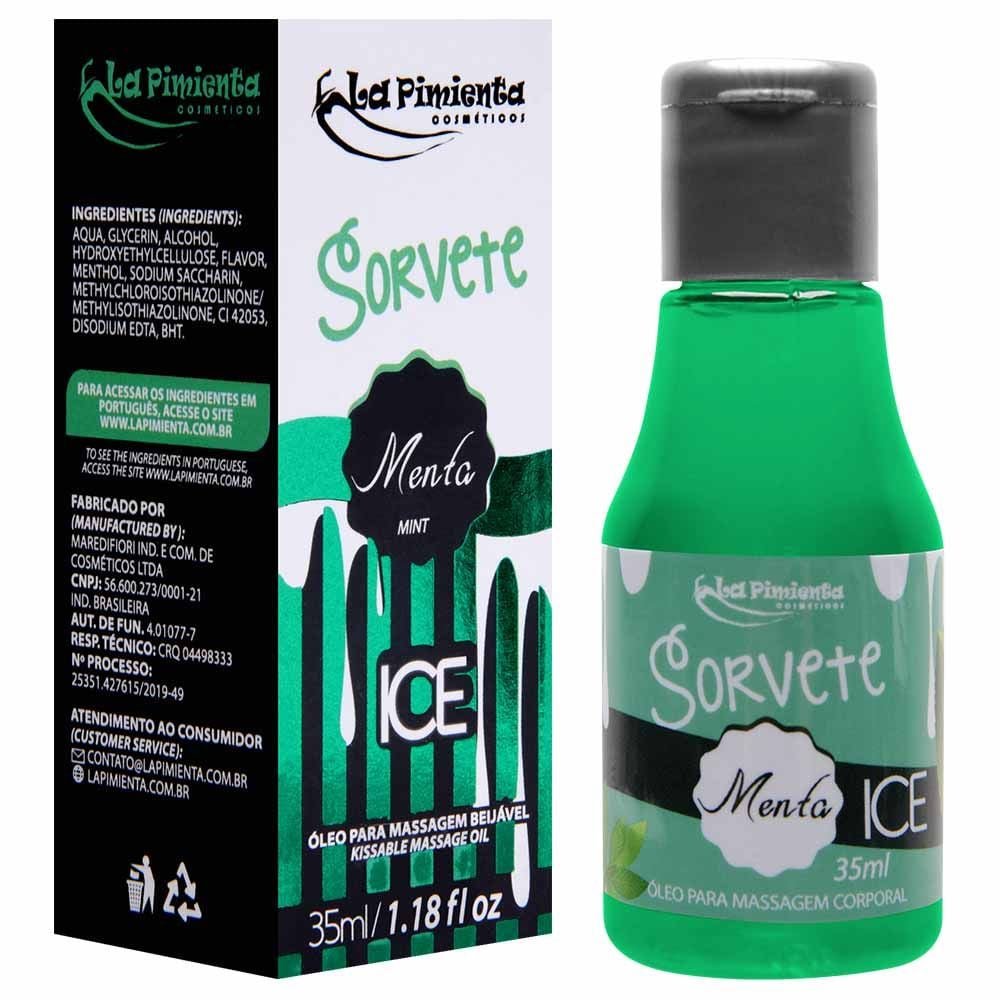 Gel Beijável Sorvete Ice 35ml La Pimienta