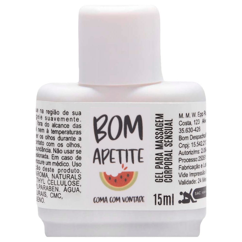 Gel Bom Apetite Tatoo 15ml Segred Love
