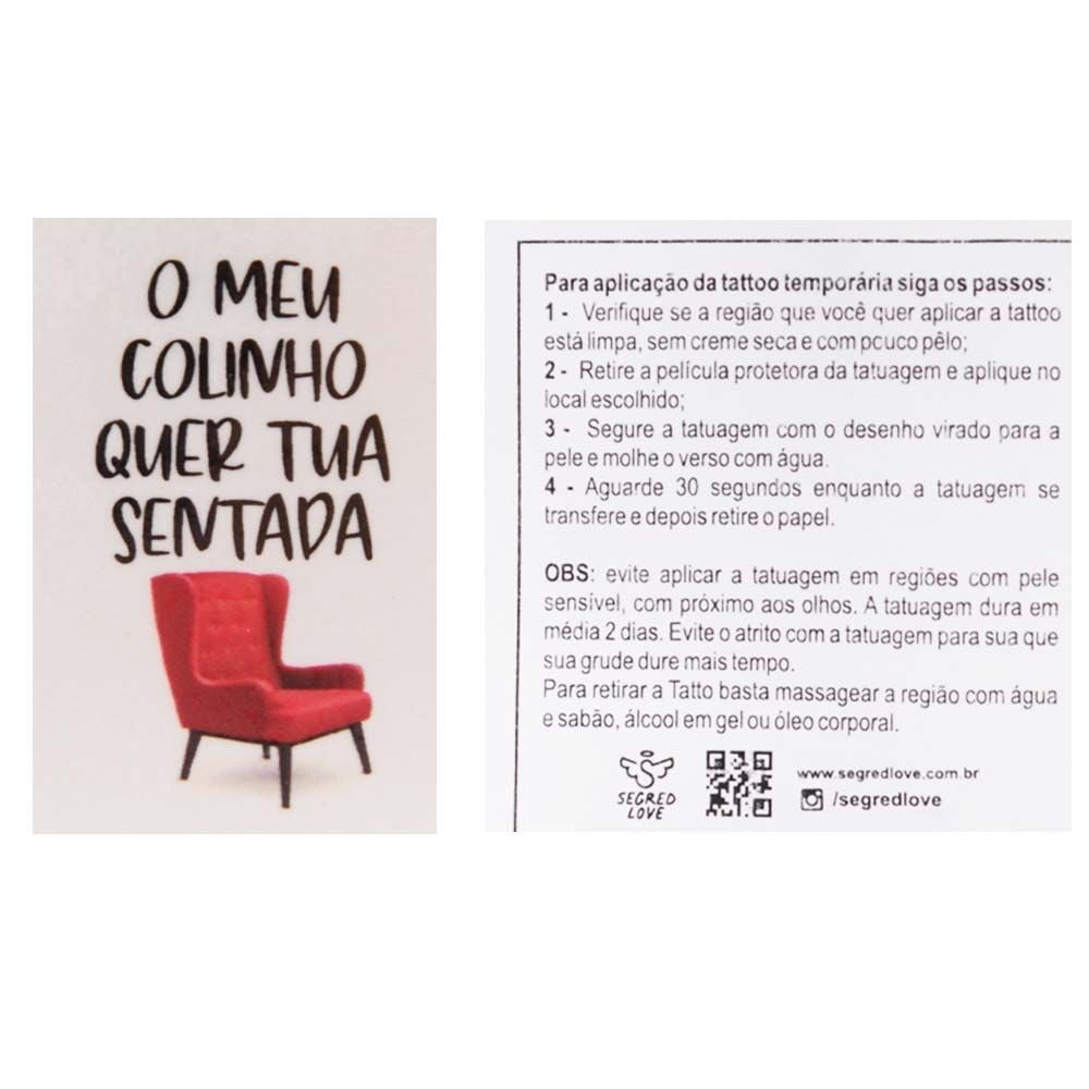 Gel Colinho Quer Tua Sentada Tatoo 15ml Segred Love