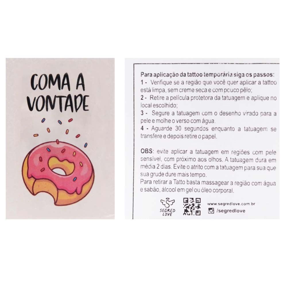 Gel Coma A Vontade Tatoo 15ml Segred Love