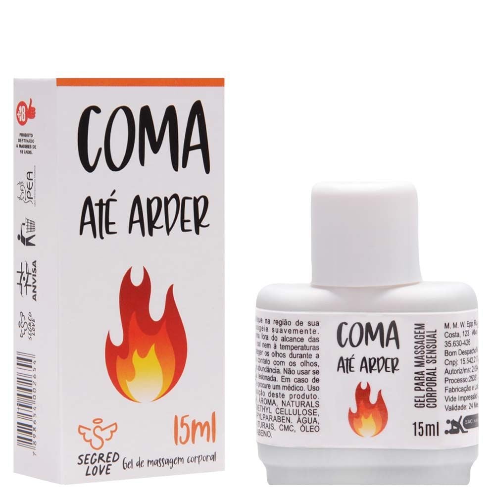 Gel Coma Até Arder Tatoo 15ml Segred Love