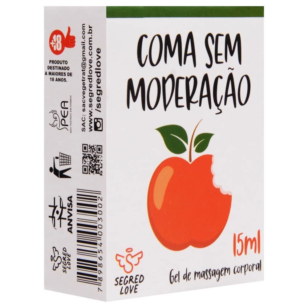 Gel Coma Sem Moderação Tatoo 15ml Segred Love