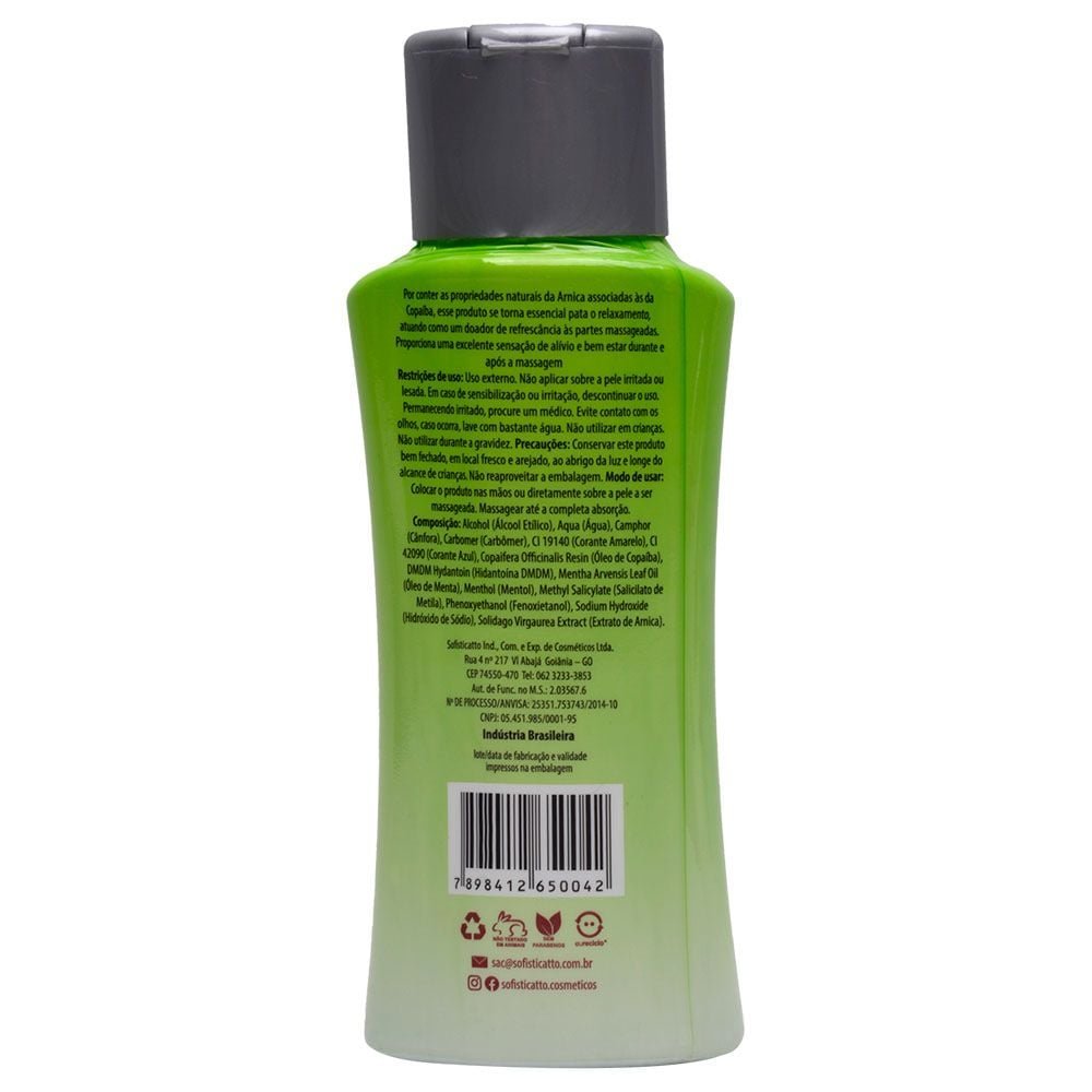 Gel Combate Arnica Com Copaíba 200g Sofisticatto