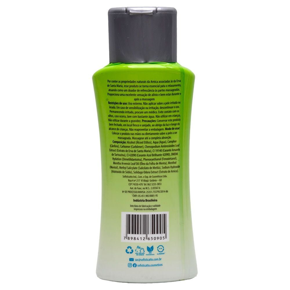 Gel Combate Erva De Santa Maria 200g Sofisticatto