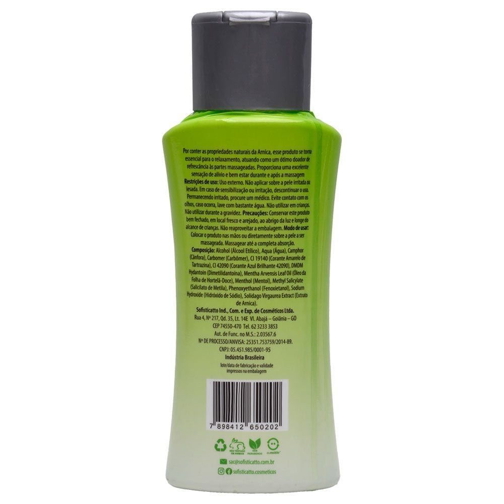 Gel Combate Massageador Arnica 200g Sofisticatto