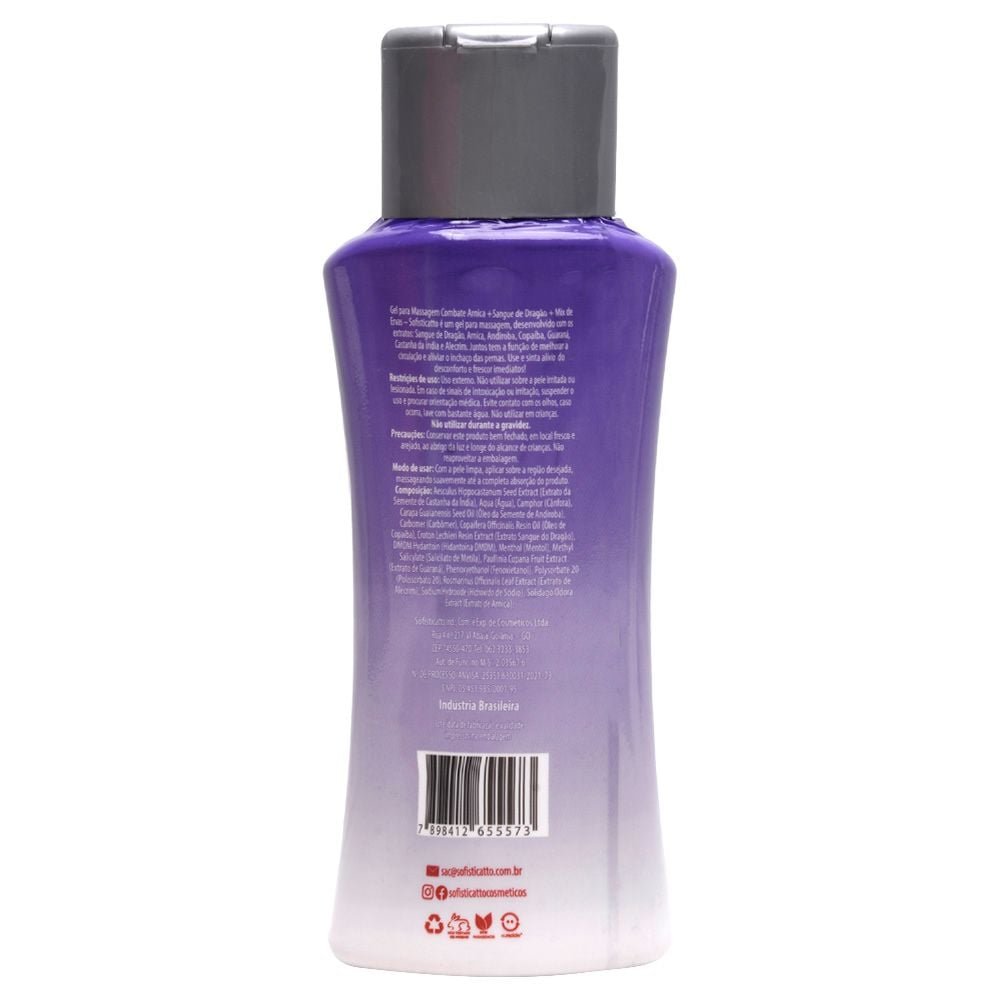 Gel Combate Sangue De Dragão 200g Sofisticatto