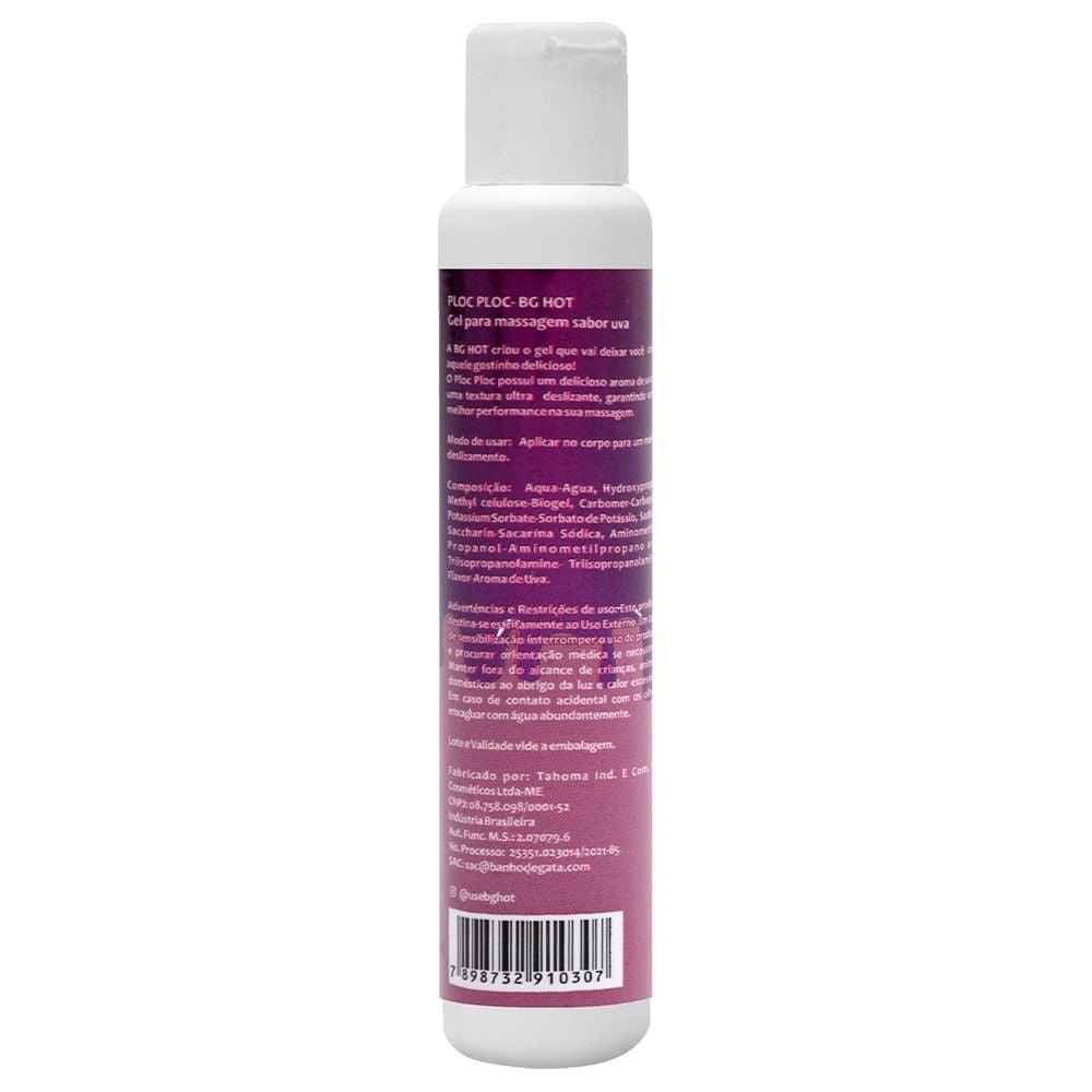 Ploc Ploc Uva Gel Beijável 45g Banho De Gata