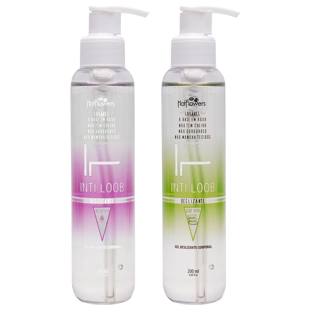 Gel Deslizante Corporal Inti Loob 200ml Hot Flowers