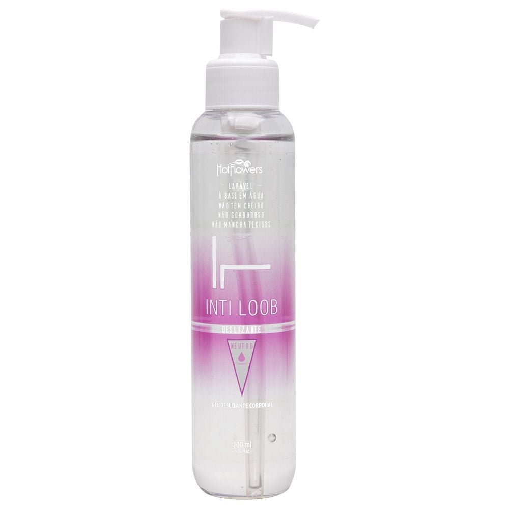 Gel Deslizante Corporal Inti Loob 200ml Hot Flowers