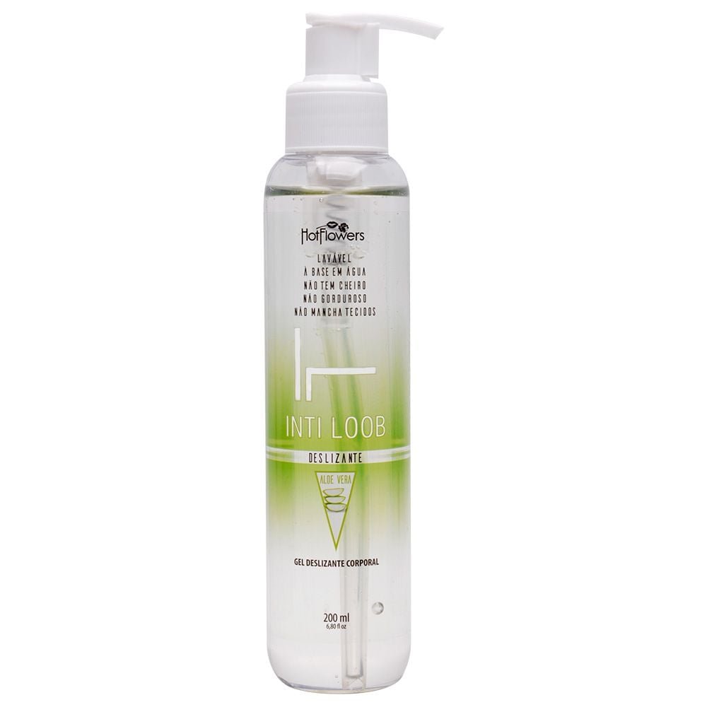 Gel Deslizante Corporal Inti Loob 200ml Hot Flowers