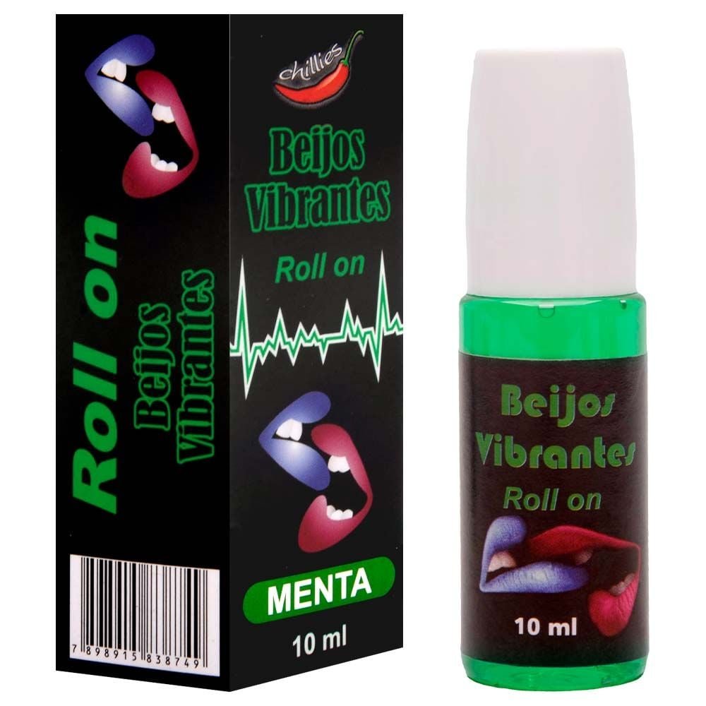 Gel Do Beijo Vibrante Em Rollon 10ml Chillies