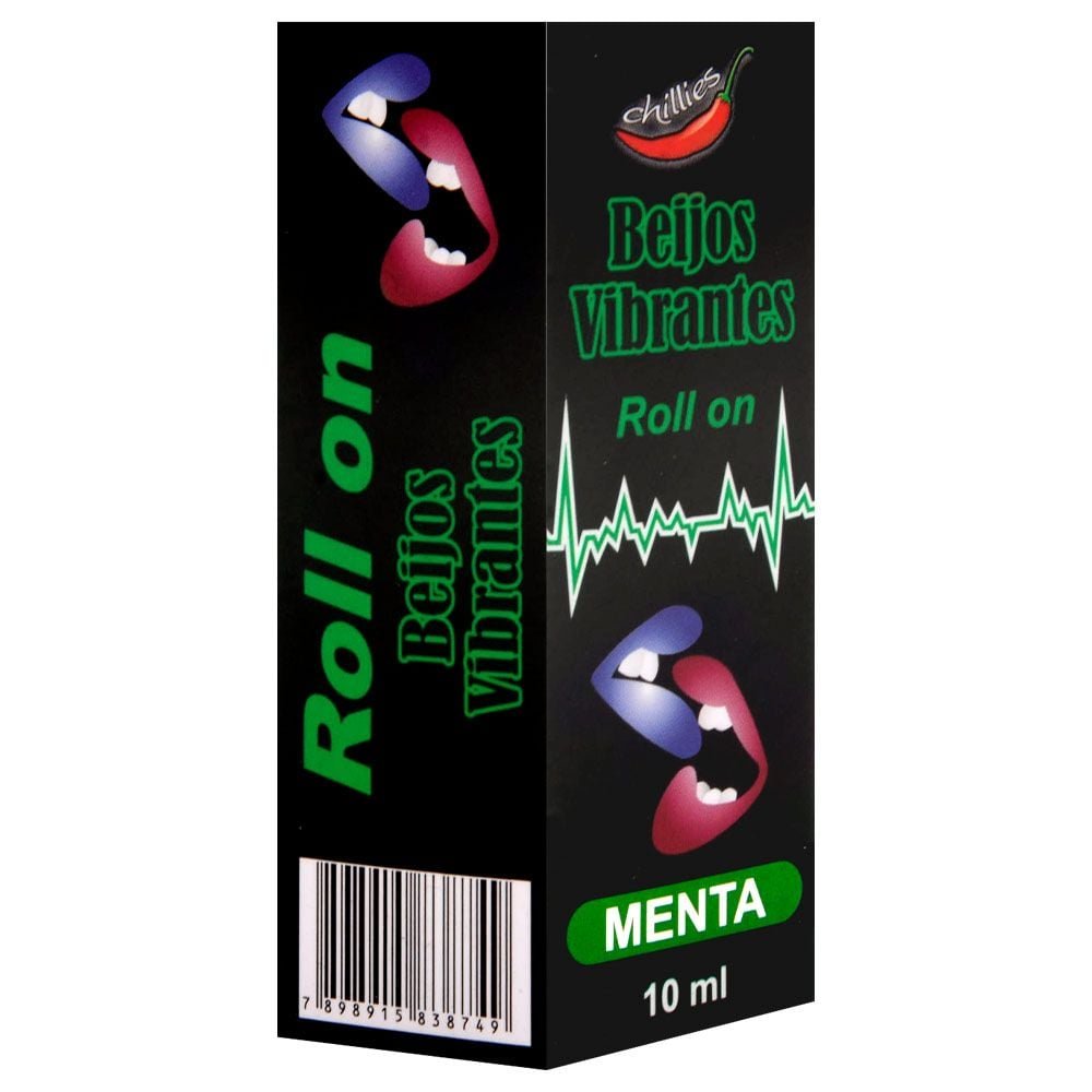 Gel Do Beijo Vibrante Em Rollon 10ml Chillies