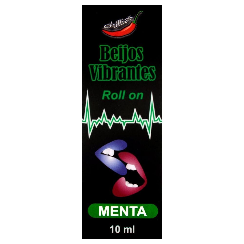 Gel Do Beijo Vibrante Em Rollon 10ml Chillies