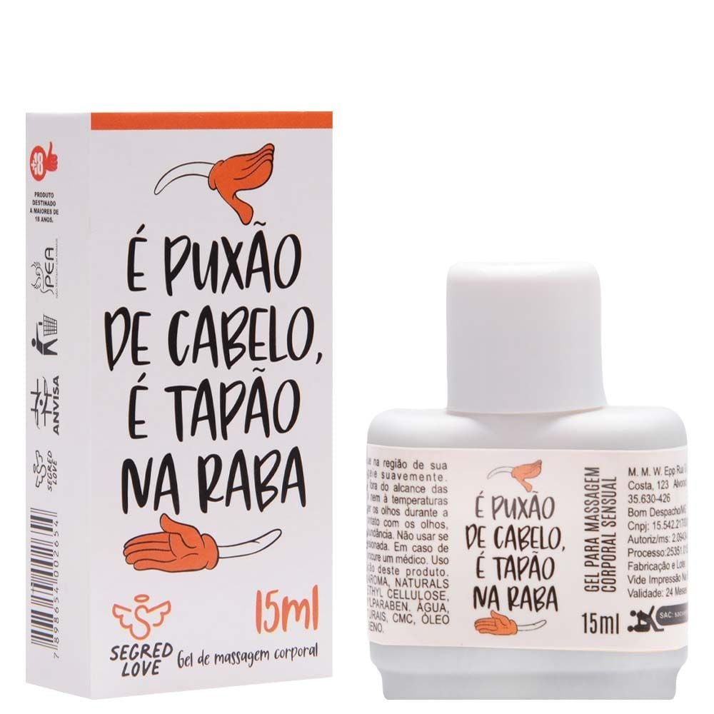 Gel é Puxão De Cabelo Tatoo 15ml Segred Love