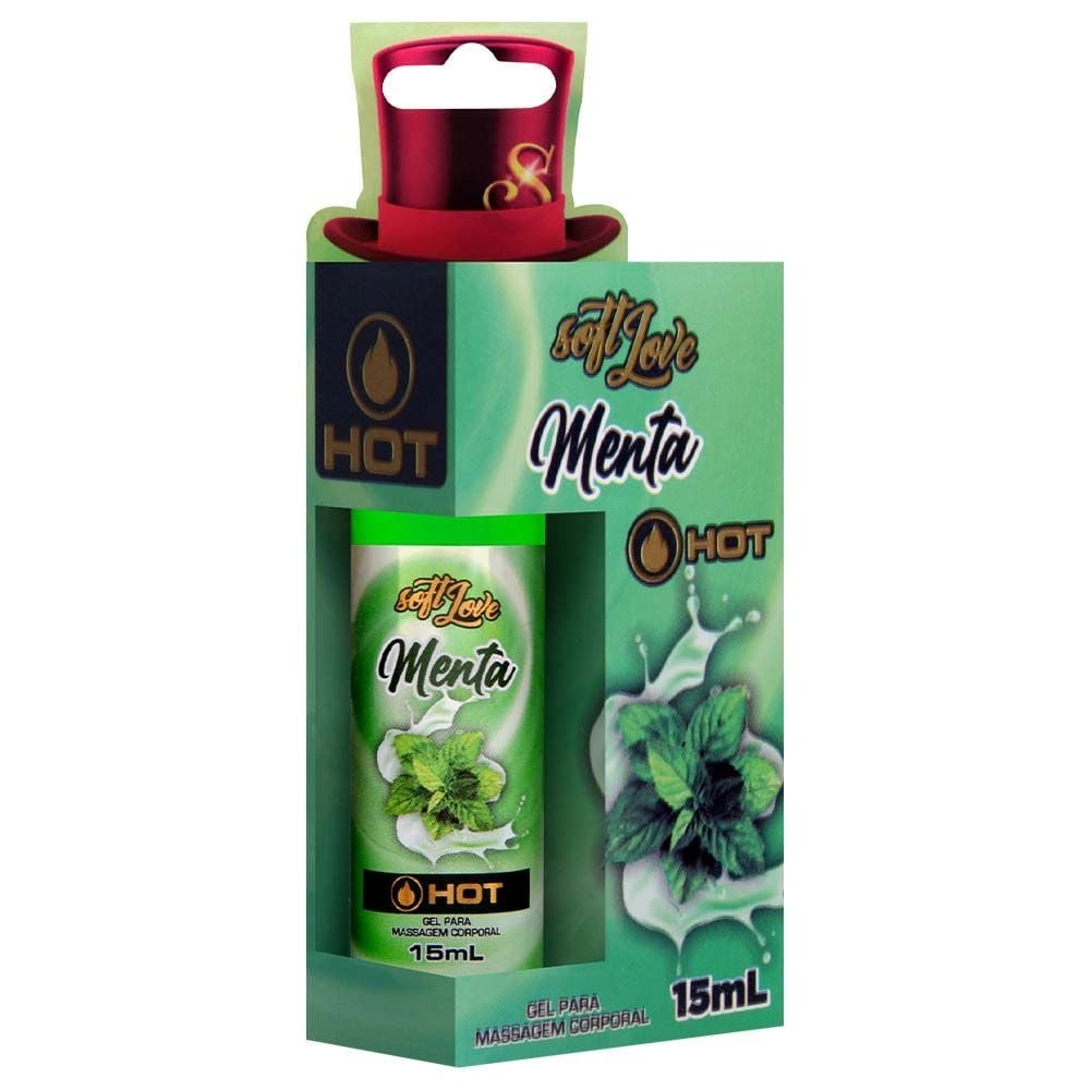 Gel Hot Comestível 15ml Soft Love