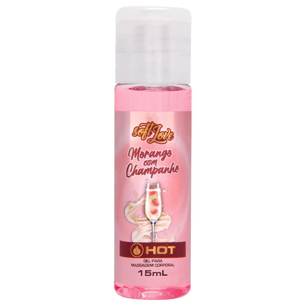 Gel Hot Comestível 15ml Soft Love