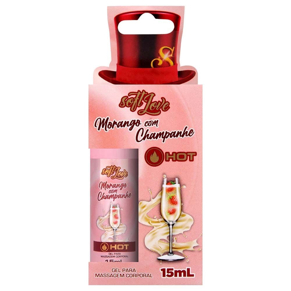 Gel Hot Comestível 15ml Soft Love