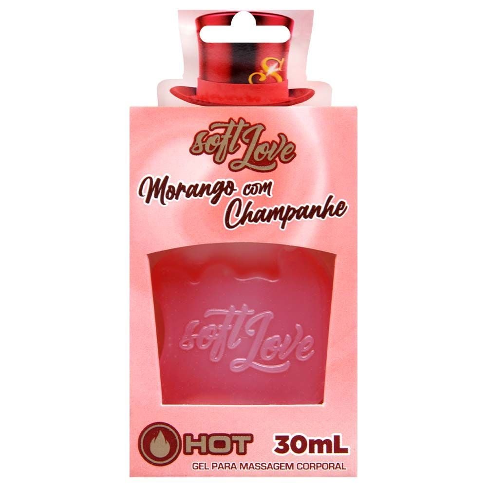 Gel Hot Comestível 30ml Soft Love