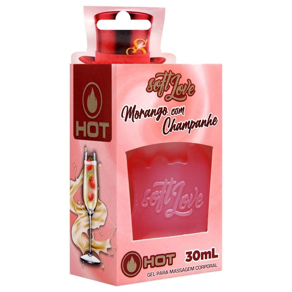 Gel Hot Comestível 30ml Soft Love