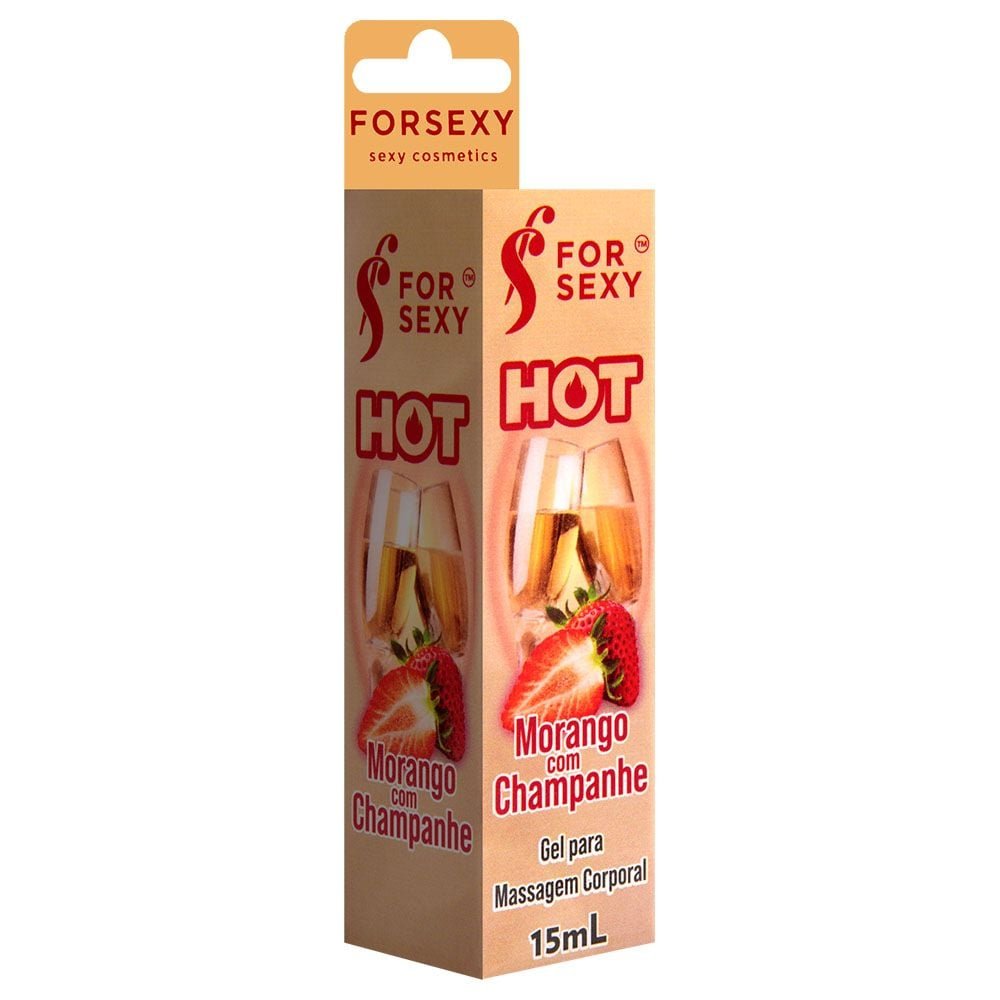 Gel Hot Comestível Saboroso 15ml For Sexy