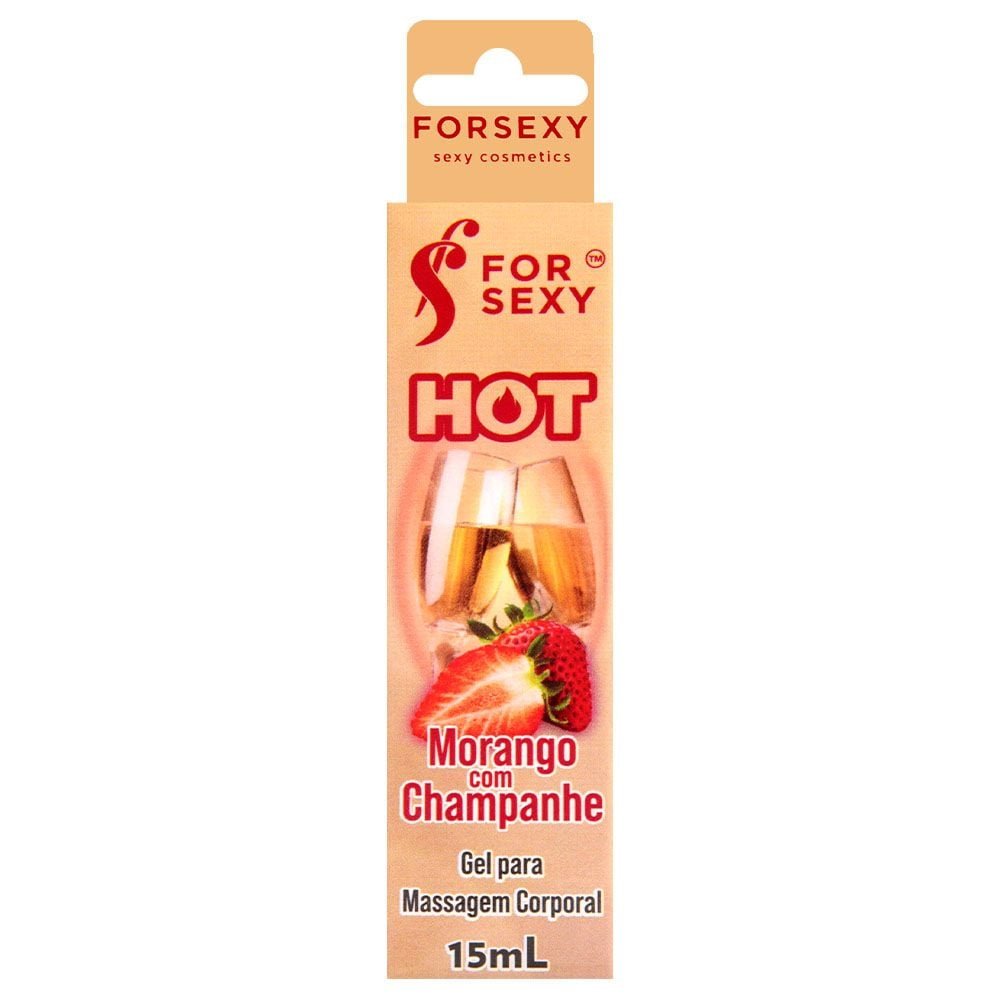 Gel Hot Comestível Saboroso 15ml For Sexy