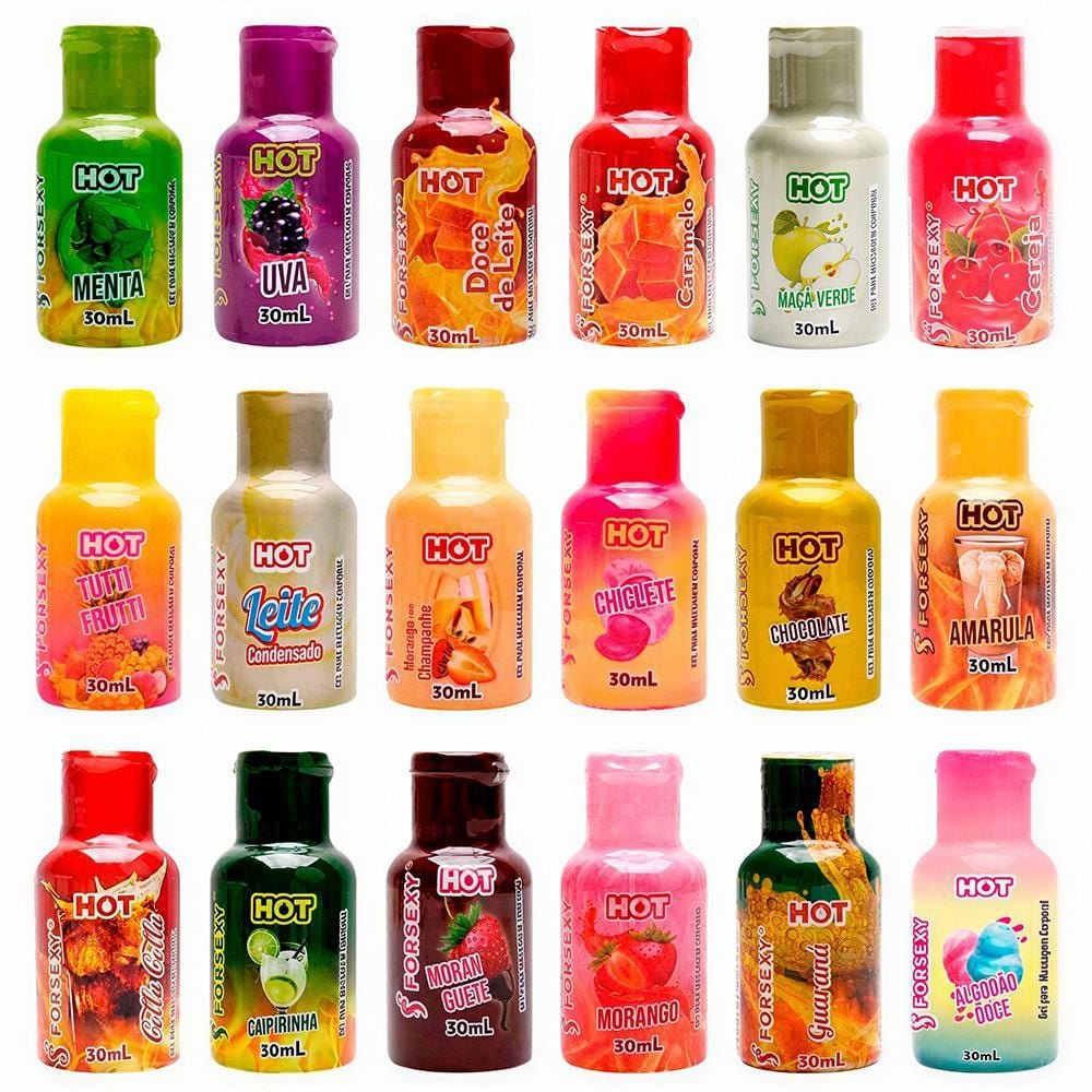 Gel Hot Comestível Saboroso 30ml For Sexy