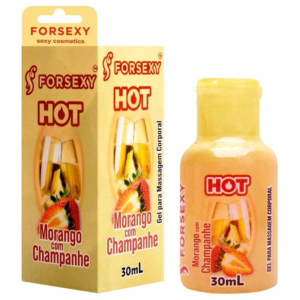 Gel Hot Comestível Saboroso 30ml For Sexy