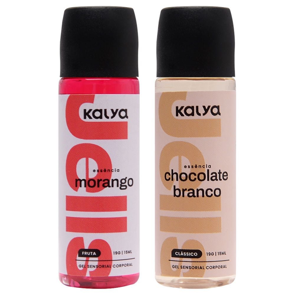 Gel Hot Duo Morango E Chocolate Branco Kalya