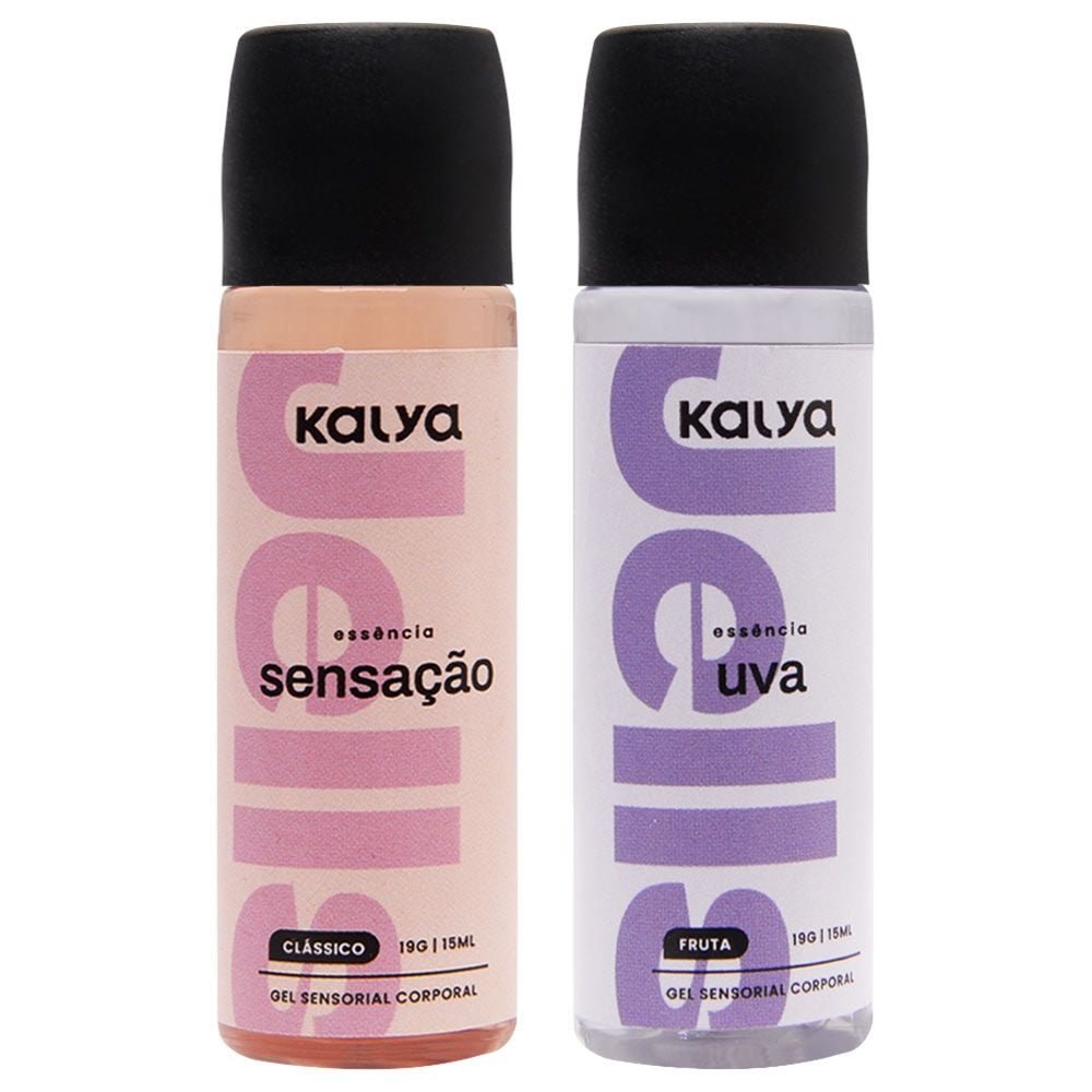 Gel Hot Duo Sensação E Uva Kalya