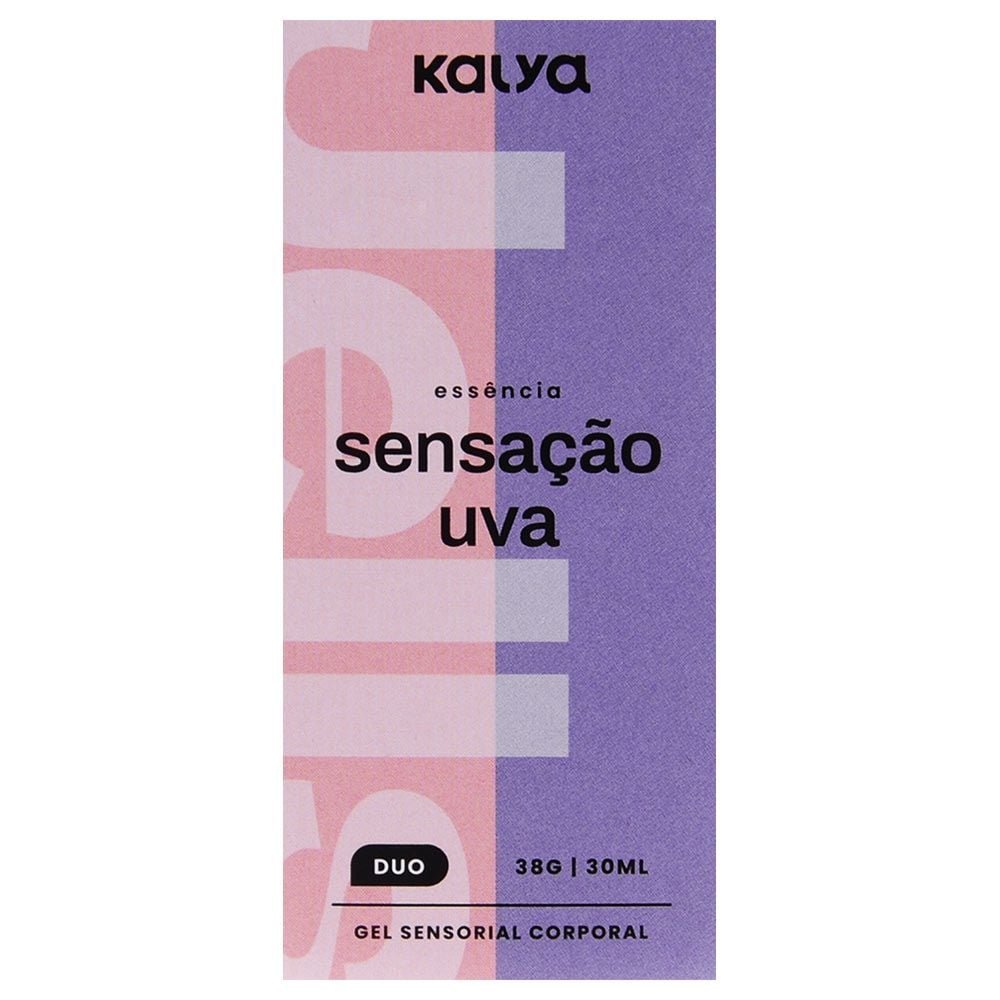 Gel Hot Duo Sensação E Uva Kalya