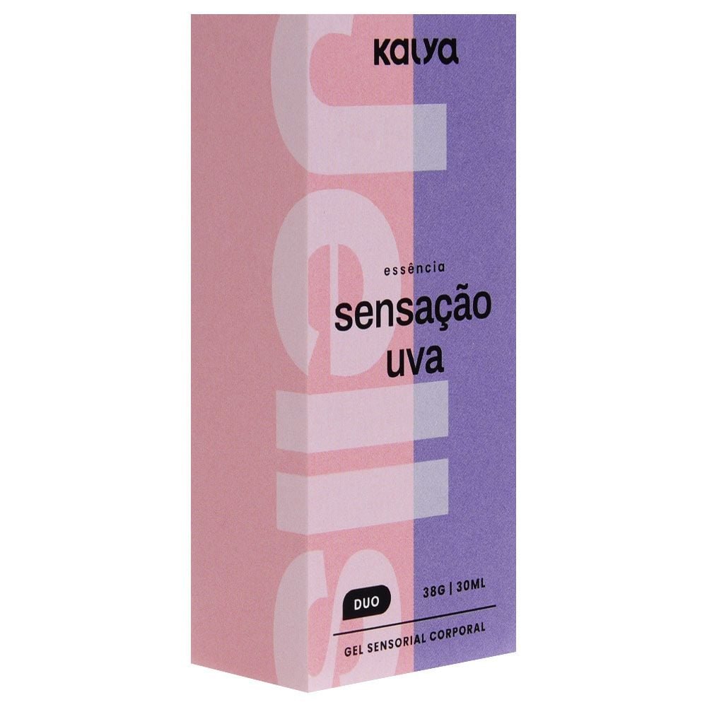 Gel Hot Duo Sensação E Uva Kalya