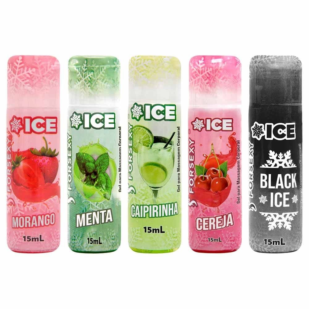 Gel Ice Comestível Saboroso 15ml For Sexy