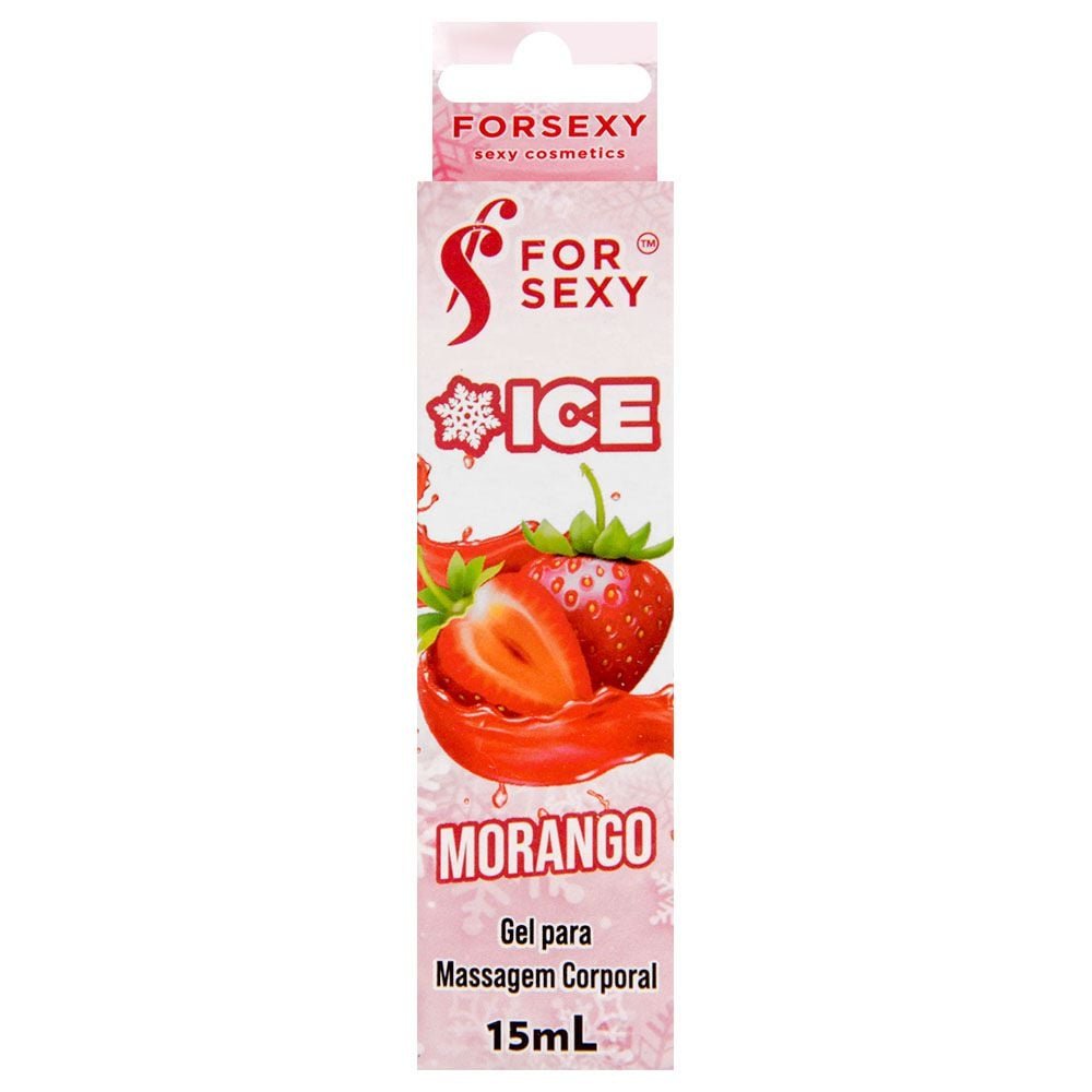 Gel Ice Comestível Saboroso 15ml For Sexy