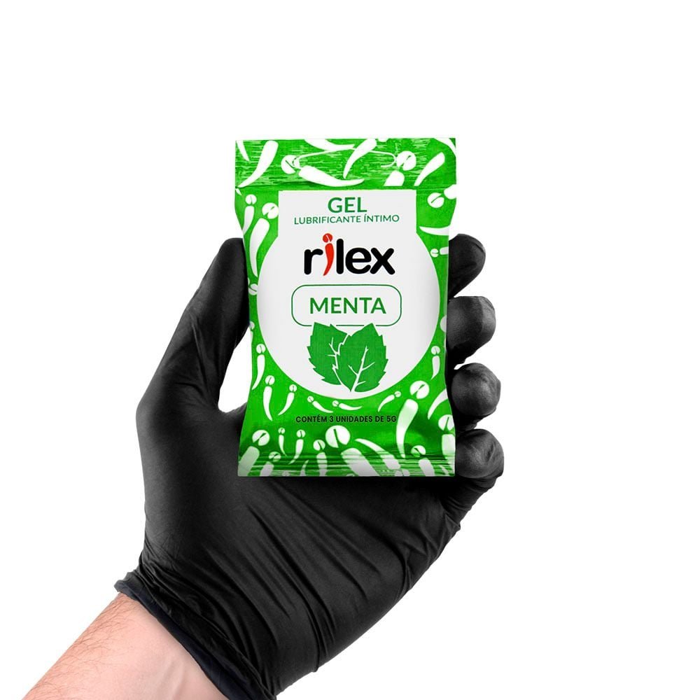 Gel Lubrificante íntimo Menta 03 Sachês Rilex