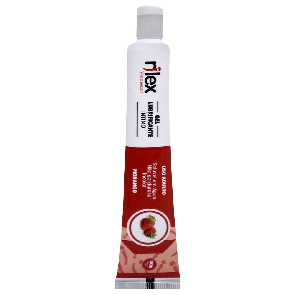 Gel Lubrificante íntimo Morango 50g Rilex