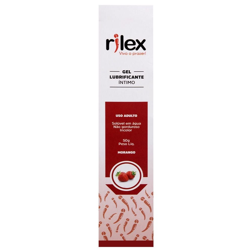 Gel Lubrificante íntimo Morango 50g Rilex