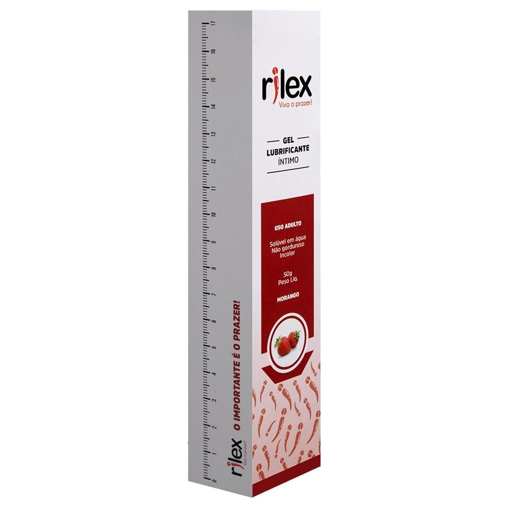 Gel Lubrificante íntimo Morango 50g Rilex