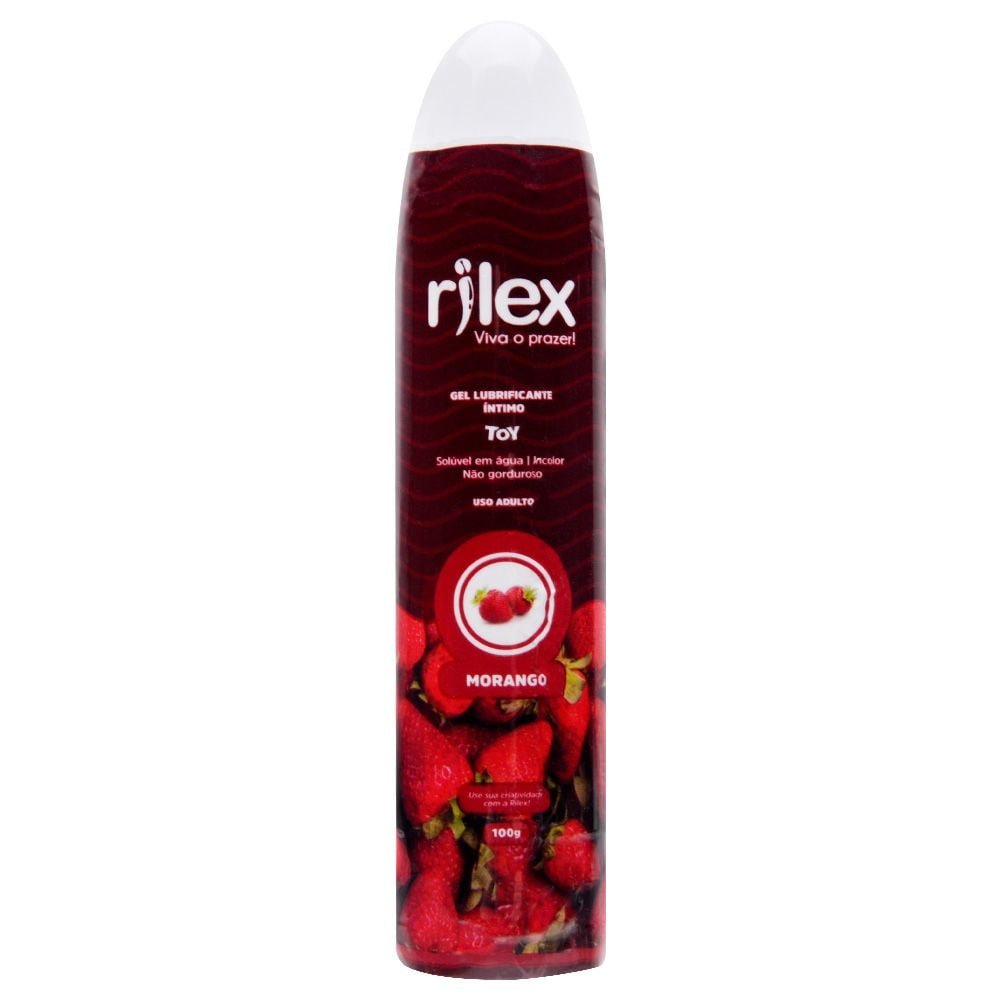 Gel Lubrificante íntimo Toy Morango 100g Rilex