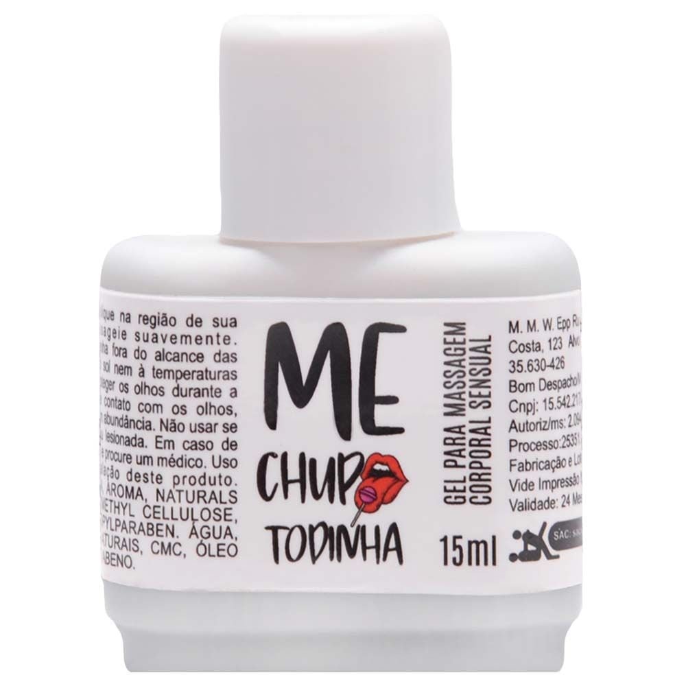 Gel Me Chupa Todinha Tatoo 15ml Segred Love